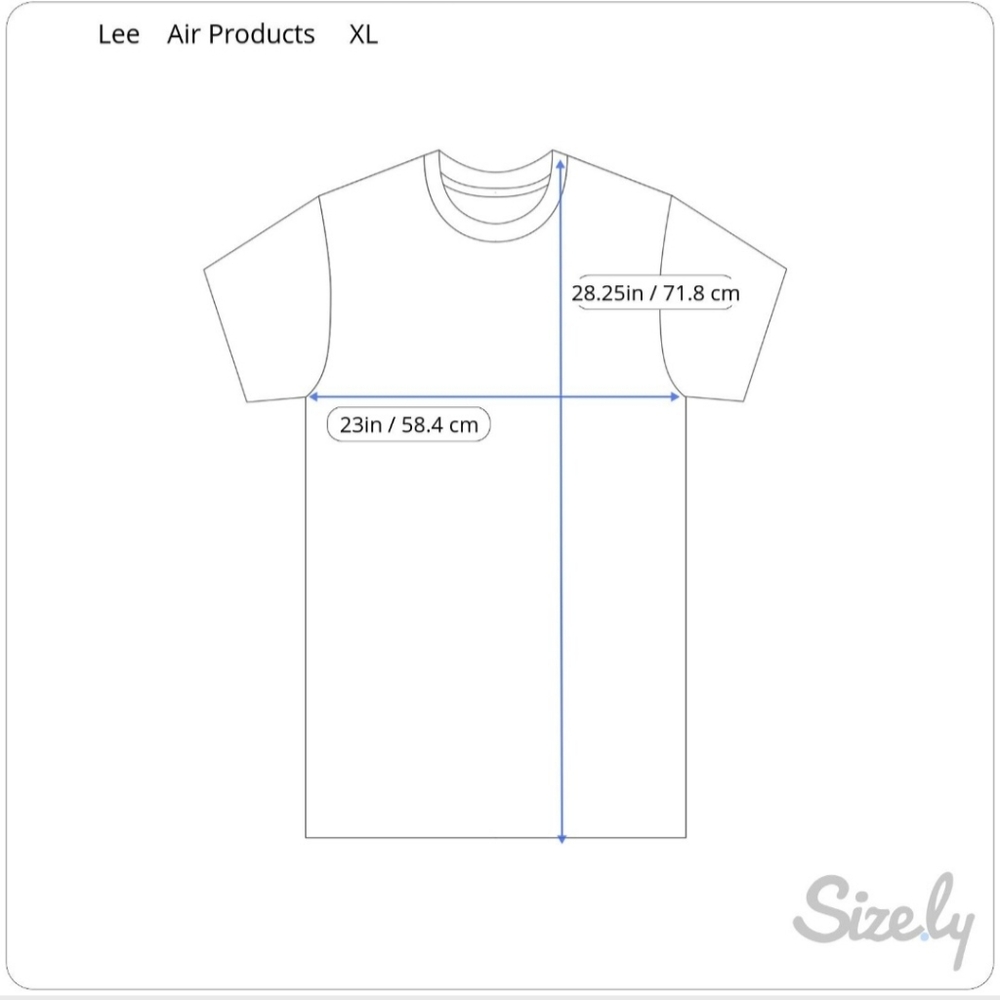 Vintage 1990s Air Products Fitness Center Tshirt Single Stitch Lee Size XL - Picture 7 of 7